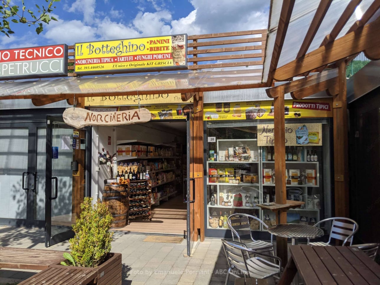 esterno il botteghino della gricia