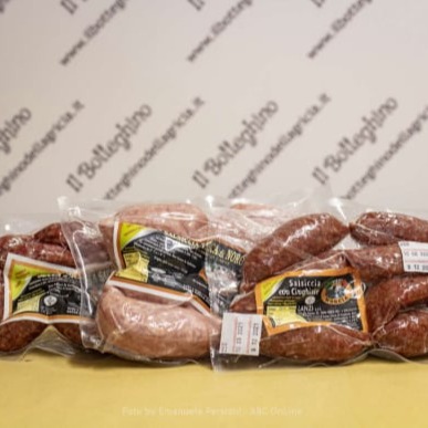 salsicce di norcia maiale cinghiale fresche